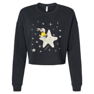 Celestial Cropped Pullover Crew