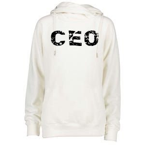 CEO Womens Funnel Neck Pullover Hood