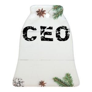 CEO Ceramic Bell Ornament