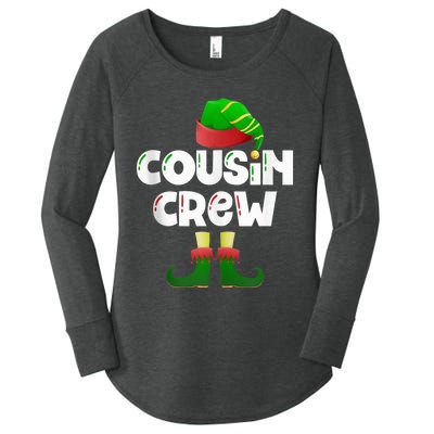 Cousin Crew Elf Cousin Best Cousin Christmas Elf Crew Tank Top Women's Perfect Tri Tunic Long Sleeve Shirt