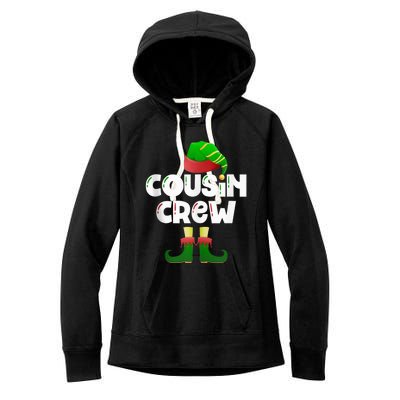 Cousin Crew Elf Cousin Best Cousin Christmas Elf Crew Tank Top Women's Fleece Hoodie