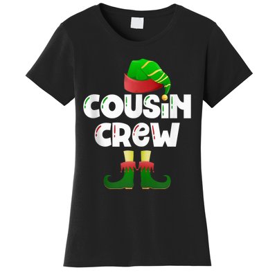 Cousin Crew Elf Cousin Best Cousin Christmas Elf Crew Tank Top Women's T-Shirt