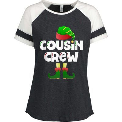 Cousin Crew Elf Cousin Best Cousin Christmas Elf Crew Tank Top Enza Ladies Jersey Colorblock Tee