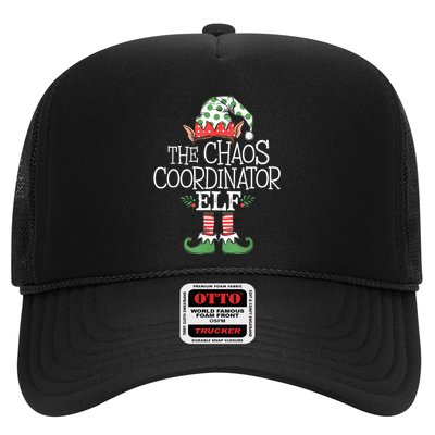 Chaos Coordinator Elf Elves Christmas Party Tree Present Trucker Hat