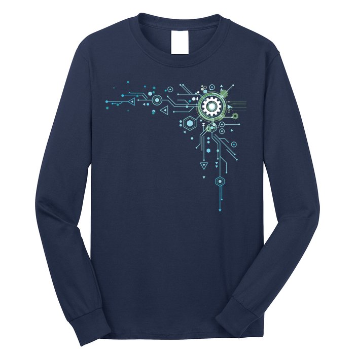 Computer Circuit Engineer Gifts Computer Nerd Long Sleeve Shirt