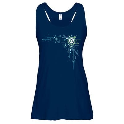 Computer Circuit Engineer Gifts Computer Nerd Ladies Essential Flowy Tank