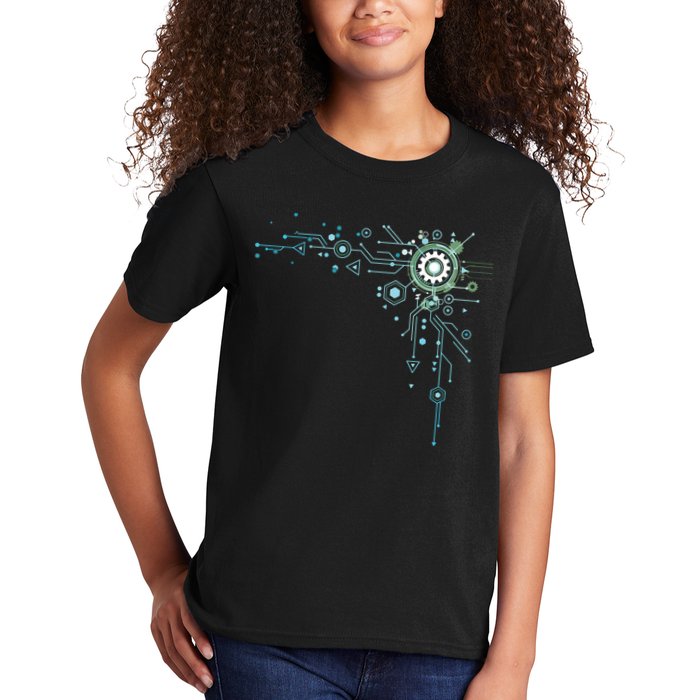 Computer Circuit Engineer Gifts Computer Nerd Kids T-Shirt