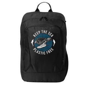 Climate Change Environt Keep Sea Plastic Free Cute Gift City Backpack