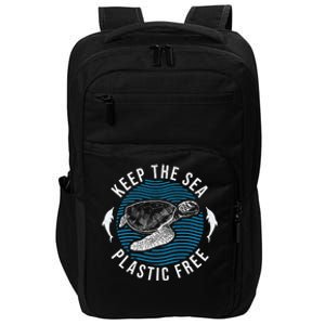 Climate Change Environt Keep Sea Plastic Free Cute Gift Impact Tech Backpack