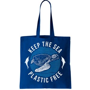 Climate Change Environt Keep Sea Plastic Free Cute Gift Tote Bag