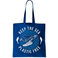 Climate Change Environt Keep Sea Plastic Free Cute Gift Tote Bag