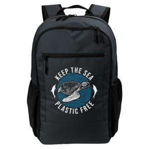 Climate Change Environt Keep Sea Plastic Free Cute Gift Daily Commute Backpack