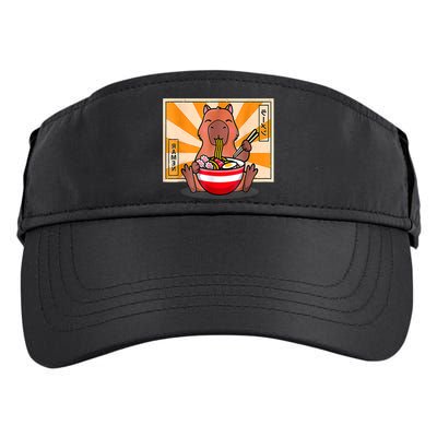 Cute Capybara Eating Ramen Funny Animal Anime Manga Adult Drive Performance Visor
