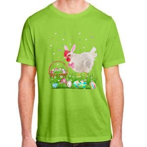 Cute Chicken Easter Day Bunny Eggs Easter Costume Adult ChromaSoft Performance T-Shirt