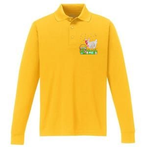 Cute Chicken Easter Day Bunny Eggs Easter Costume Performance Long Sleeve Polo