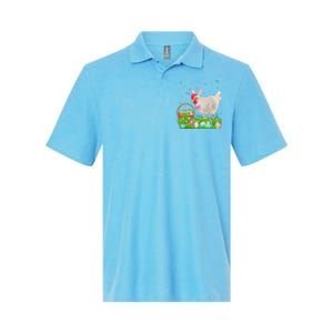 Cute Chicken Easter Day Bunny Eggs Easter Costume Softstyle Adult Sport Polo