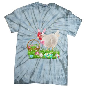 Cute Chicken Easter Day Bunny Eggs Easter Costume Tie-Dye T-Shirt