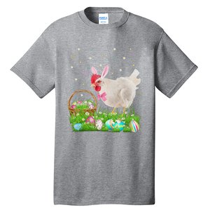 Cute Chicken Easter Day Bunny Eggs Easter Costume Tall T-Shirt