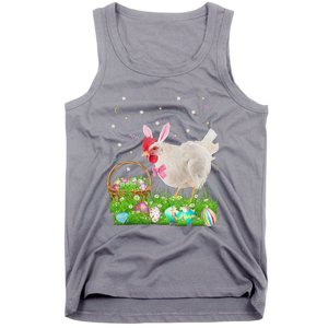 Cute Chicken Easter Day Bunny Eggs Easter Costume Tank Top