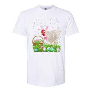 Cute Chicken Easter Day Bunny Eggs Easter Costume Softstyle CVC T-Shirt