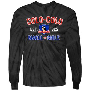 Club Colocolo Est. 1925 Macul Chile Tie-Dye Long Sleeve Shirt