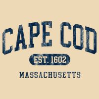Cape Cod Est 1602 Massachusetts Retro Preppy Throwback Drawstring Bag