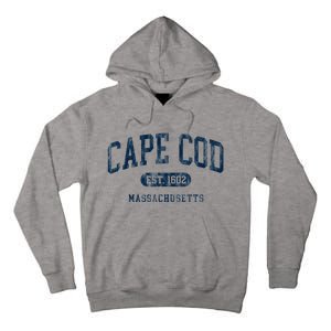 Cape Cod Est 1602 Massachusetts Retro Preppy Throwback Tall Hoodie