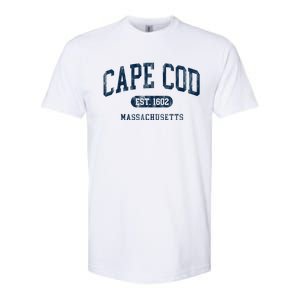 Cape Cod Est 1602 Massachusetts Retro Preppy Throwback Softstyle CVC T-Shirt