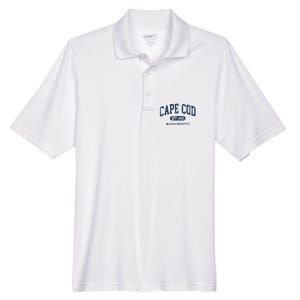 Cape Cod Est 1602 Massachusetts Retro Preppy Throwback Men's Origin Performance Pique Polo