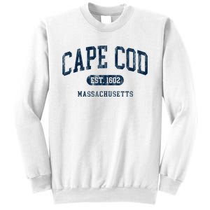 Cape Cod Est 1602 Massachusetts Retro Preppy Throwback Sweatshirt