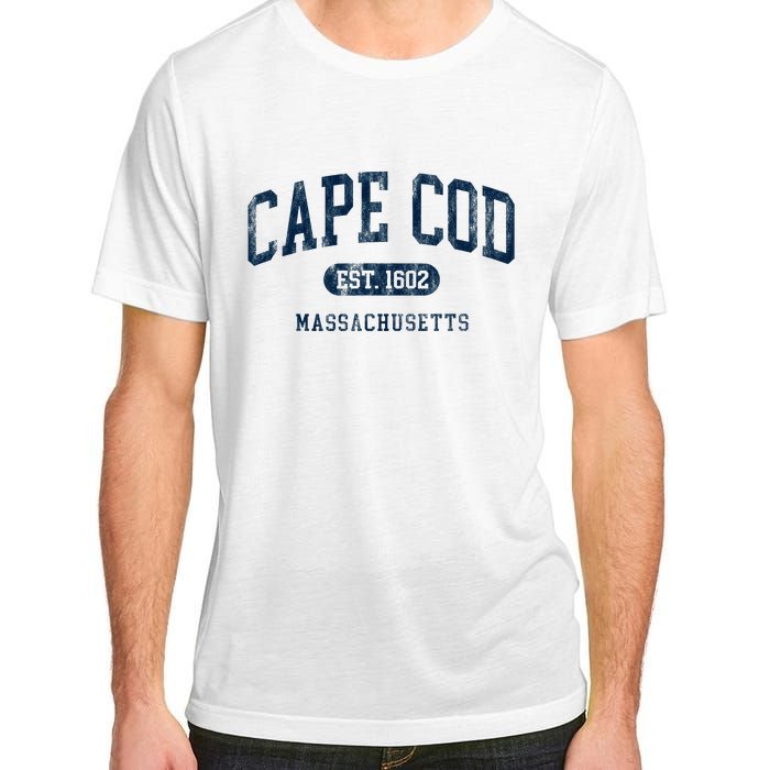 Cape Cod Est 1602 Massachusetts Retro Preppy Throwback Adult ChromaSoft Performance T-Shirt