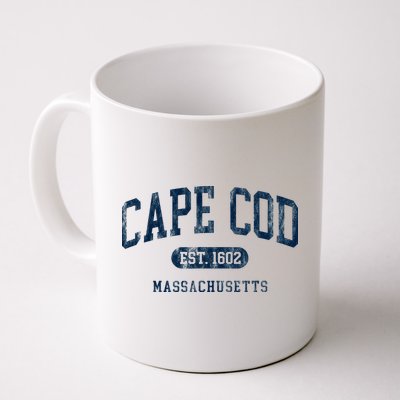 Cape Cod Est 1602 Massachusetts Retro Preppy Throwback Coffee Mug