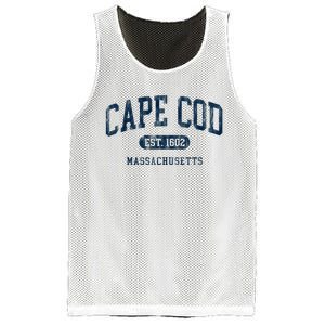 Cape Cod Est 1602 Massachusetts Retro Preppy Throwback Mesh Reversible Basketball Jersey Tank