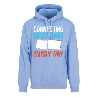 Connecting Communities Every Day Postal Worker Gift Unisex Surf Hoodie