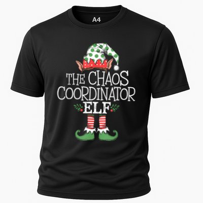 Chaos Coordinator Elf Elves Christmas Party Tree Present Performance Shirt