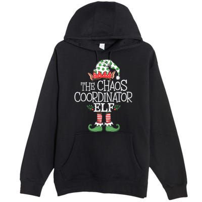 Chaos Coordinator Elf Elves Christmas Party Tree Present Premium Pullover Hoodie