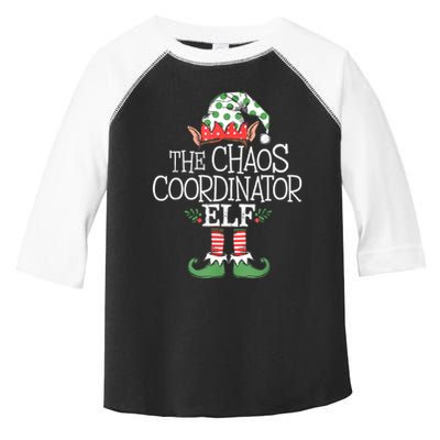 Chaos Coordinator Elf Elves Christmas Party Tree Present Toddler Fine Jersey T-Shirt