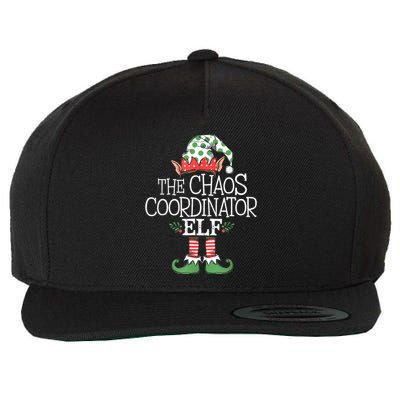 Chaos Coordinator Elf Elves Christmas Party Tree Present Wool Snapback Cap