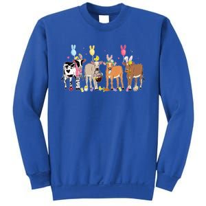 Cute Cow Easter Day Farm Animals Sweatshirt