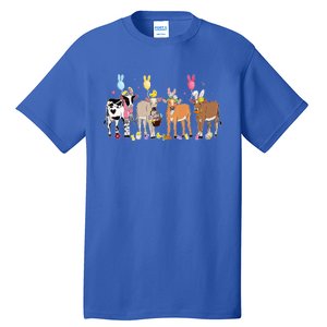 Cute Cow Easter Day Farm Animals Tall T-Shirt