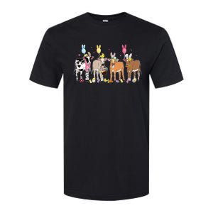 Cute Cow Easter Day Farm Animals Softstyle CVC T-Shirt