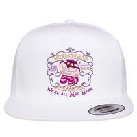 Cheshire Cat Est 1951 Were All Mad Alice In Wonderland Flat Bill Trucker Hat