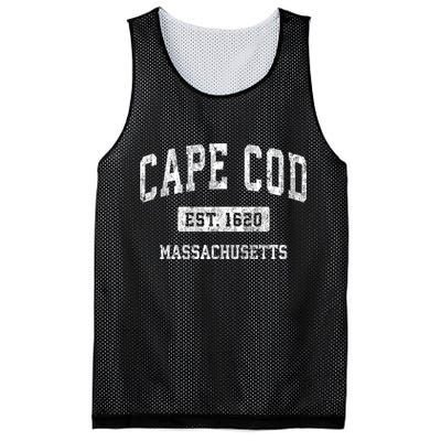 Cape Cod Est 1620 Massachusetts Ma Vintage Sports Established Design Mesh Reversible Basketball Jersey Tank