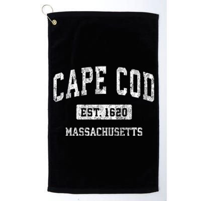 Cape Cod Est 1620 Massachusetts Ma Vintage Sports Established Design Platinum Collection Golf Towel