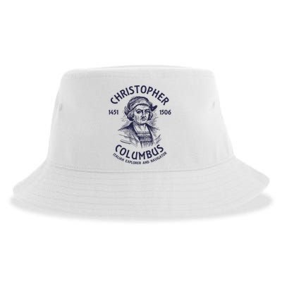 Christopher Columbus Explorer Sustainable Bucket Hat