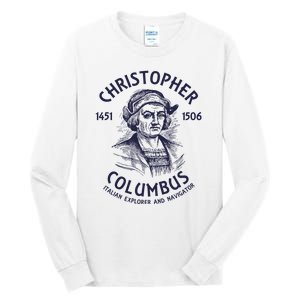 Christopher Columbus Explorer Tall Long Sleeve T-Shirt