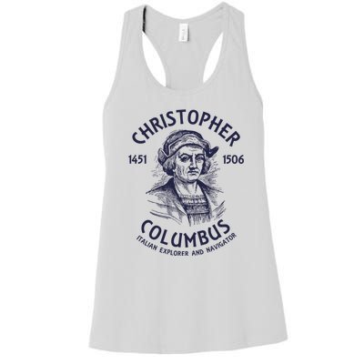 Christopher Columbus Explorer Women's Racerback Tank