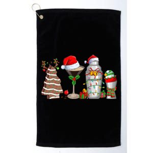 Christmas Cocktail Espresso Martini Ing Party Bartender Gift Platinum Collection Golf Towel