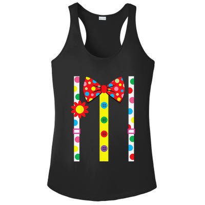 Clown Costume Easy Halloween Vintage Carnival Circus Ladies PosiCharge Competitor Racerback Tank