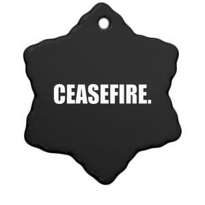 Ceasefire Ceramic Star Ornament